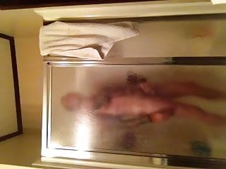 Cameron Sherrill bathroom shower masturabate.