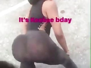 Sexy caramel hottie twerking on her birthday