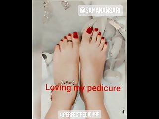 Saman Ansari&#039;s heavenly beautiful feet