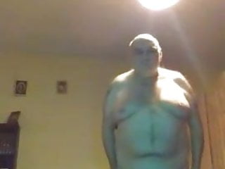 Daddy strips off