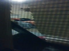 My wife getting ate by her bf while I watch outside