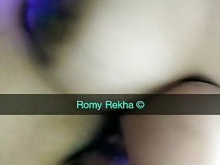 Rekha Playing With Her Big Boobs