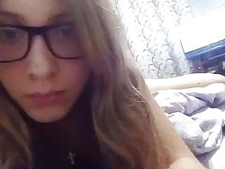 Russian girl teasing in her step mom&#039;s bed