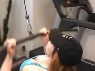 Joanna &#039;JoJo&#039; Levesque working out