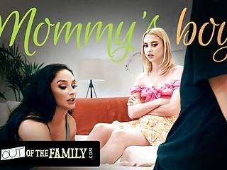 OUT OF THE FAMILY - Chloe Cherry And Sheena Ryder Team Up To Satisfy A Family Member&#039;s Sex Addiction