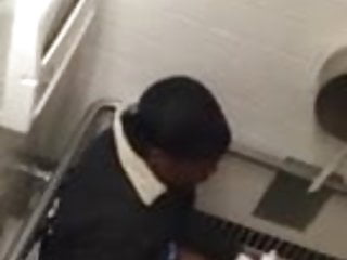 Black Guy Caught in Stall