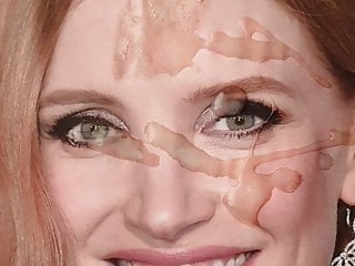 Cumtribute Jessica Chastain
