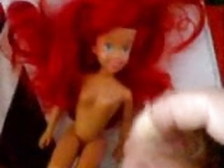 Redhead barbie fun.
