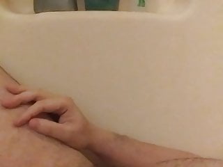 Small dick pissing on myself