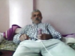 Turkish grandpa playing horny