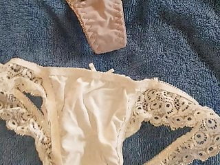 my friend&#039;s pair of panties enjoyed it cumshot