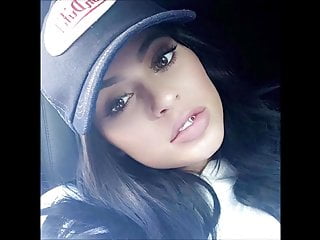 Handjob Celebrity Cumshot video: Kylie Jenner jerk off (doggystyle audio)