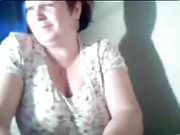 
                          Granny show her big boobs on webcam. 