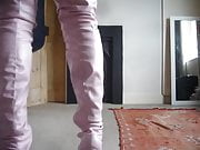 Pink crotch boots