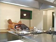 Mature woman in the kitchen