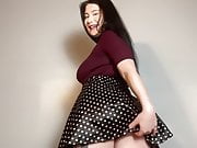 Girl Farts And Moves Skirt!