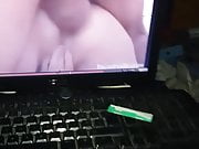Horny step son watching porn and he wanking till he cum