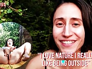 Ersties - Kinky Brazilian Girl Gets Off in Nature With Odd Objects