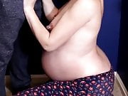 Embarazada mexicana mamando verga