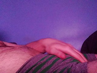 Playing with my small cock until I cum