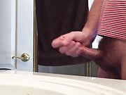 Hot cock stroking with nice cumshot