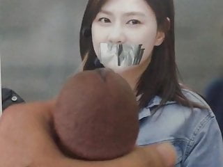 Apink hayoung mouth covered cum tribute...