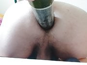 Big zucchini in my ass.