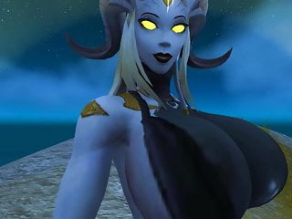 Online, See Through, Draenei, Tease