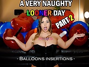 A Very Naughty Looner Day 2-3 Balloon insertion -ImMeganLive