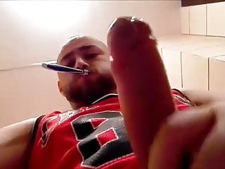 Str8 Brush And Stroke His Cock...