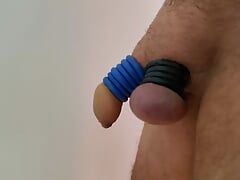 My dick is dancing all over the place. stretching is a good punishment 