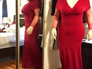 Deanna CD Doll in evening dress showing off her new body