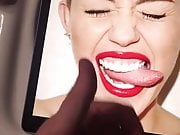 Miley Cyrus Cum Tribute 