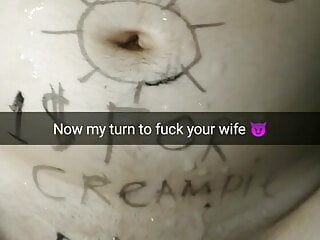 Your wife gets fucked turn per...