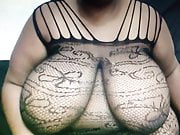 Huge African Breast See through