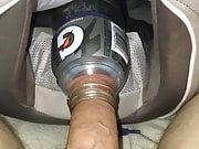 Homemade gatorade bottle device