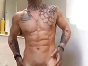 muscular tattooed guy