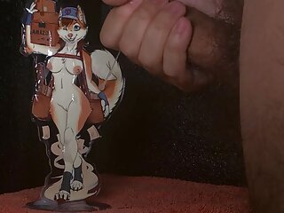 Sexy delivery husky standee...