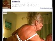 Older couple on webcam 