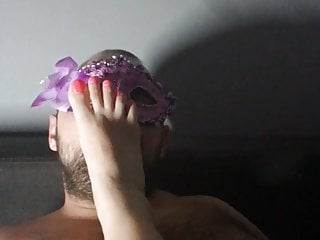 Foot Sniffing, Foot Smothering, Humiliation, Wife