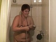 German slave Anna - shower after session