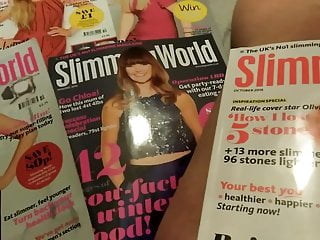 Cumming on slimming world magazine various...