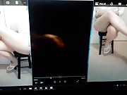 Cumming to Ms kels leg pics