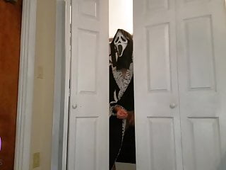 Step Step Son Spies On Aunt For Halloween Prank...