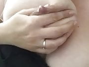 Busty Wife Sucking Milk out of Lactating Boobs