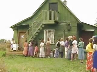 Village, Amateur, Russian Village, Group Sex