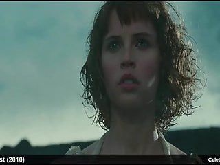 Felicity Jones see through and erotic movie scenes