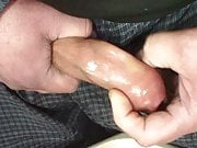 Foreskin with casino chip and table tennis ball - and piss 