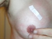Big boobs after saline injection