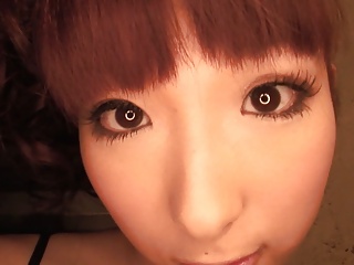  video: Asuka Morimoto's boyfriend likes to eat her hairy pussy